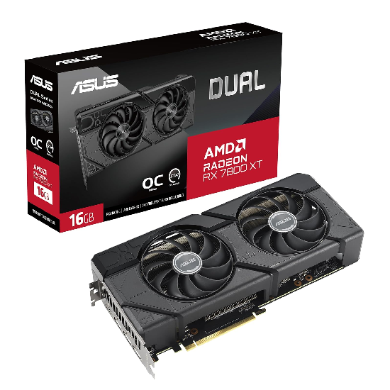 ASUS Dual Radeon Rx 7800 16Gb Gddr6 Graphic Card